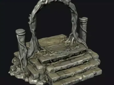 Stone Portal 3D model