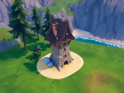 Medieval Fantasy Towers Pack 20 AI Pieces 3D model