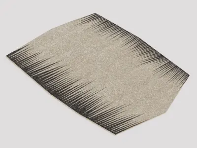 Peigne 2 Rug 3D model
