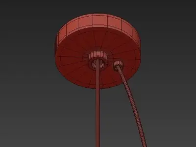 PLANE two circular pendant lights 3D model