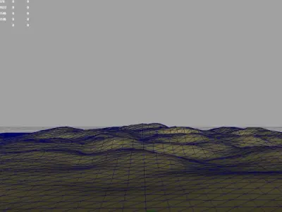 3d Terrain Plato 3D model