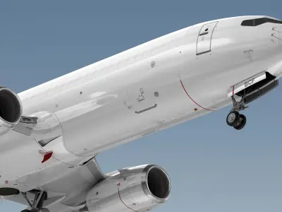  Boeing 737-800BCF Generic White 