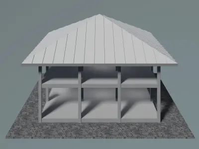 House in structure 25-02 3D model