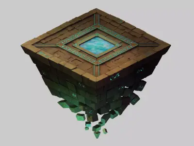 Titan Temple - Shitai 02 3D model