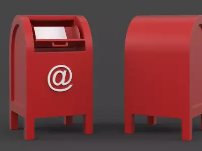 Postbox 3D model