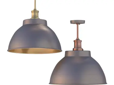 ceiling lamp Brooklyn Dome 3D model