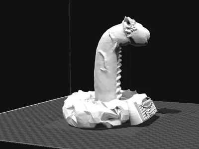 PENISAURUS from the 1974 movie parody FLESH GORDON 3D print model