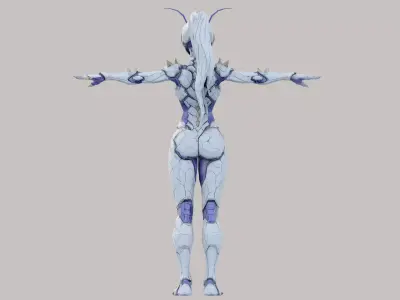 Kritis the explorer Low-poly 3D model