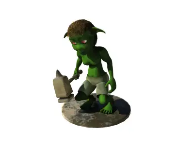 Goblin troll 3D model