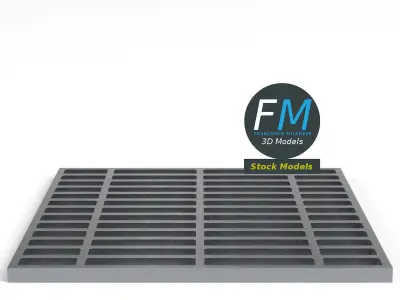 Sewer grate 4 3D model