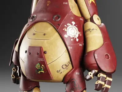 Robot giant 3D model