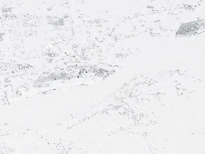 Quebec City Canada City Landscape 3D Model 3D model