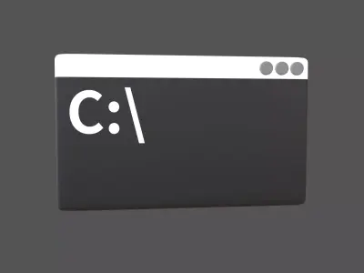Cmd Icon V1 001 Low-poly 3D model