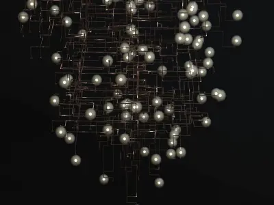 Fragile Future Iii Chandelier 3D model