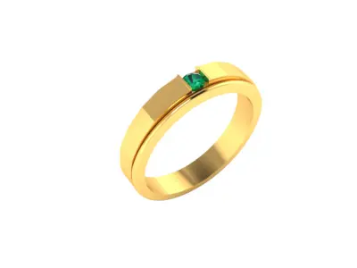 Women Ring  Render 3dm STL OBJ FBX Details 3D print model 176