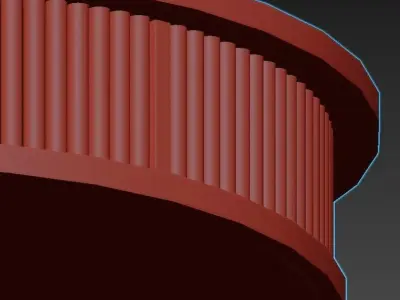 CRITERION gold and pendant light 3D model