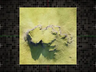 Iceland Mountain 3 3D model