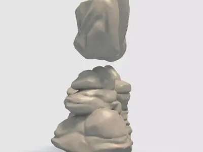 Rock Pack 6 Stone Models for Printing  3D print model