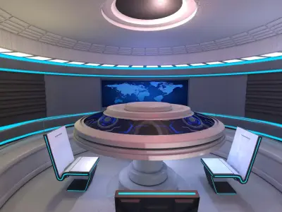 Sci Fi Room 3D model