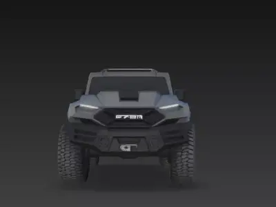Rezvani Inspired Tactical Apocalypse Rover High Detail Sci Fi  3D print model