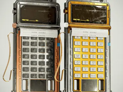 Sci-fi Controller V12 PBR Low-poly 3D model