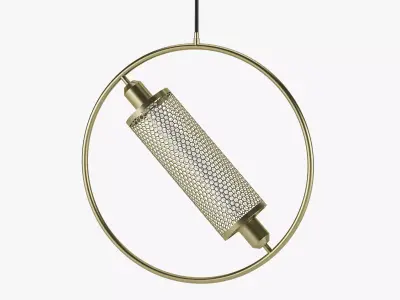 Chiswick Hoop Minimalist Pendant Light 3D model