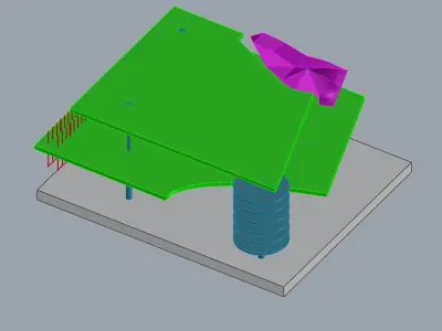 New Babylon Constant Nieuwenhuys 3D model