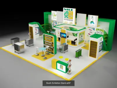 Booth Exhibition Stand G29 3D Model Pack
