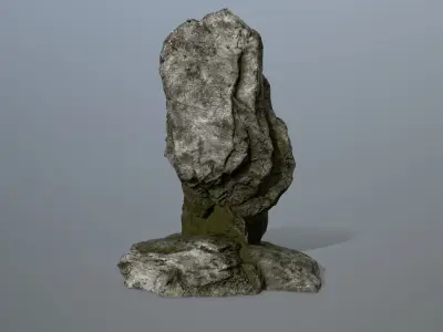 horus rock Low-poly 3D model