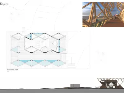 THE MANGROVE - COMPLEX NETWORK OF STRUCTURAL ELEMENTS - REVIT  3D model