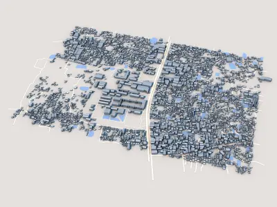 National University Gazipur City Bangladesh 3D model
