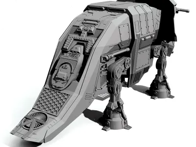 TRICER-AT-AT-OP    -    STARWARS AT-AT WALKER X DINOSAUR 3D print model