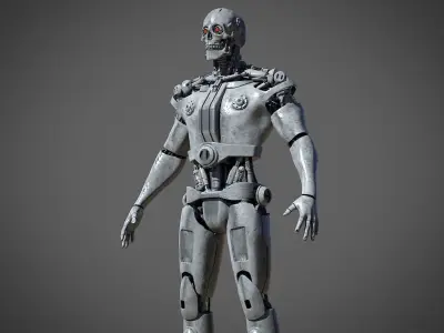 Metal Skull 3D model