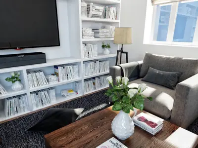 living room sets-zini01-max2010 3D model