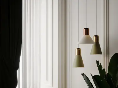 CLASSICON Bell Light Pendant Lamps by Dopo Domani 3D model