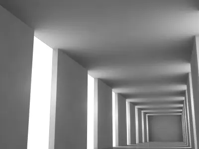 Sci Fi Corridor 3D model