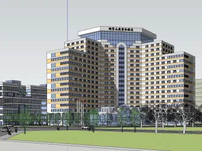 vacation spot-Resort-Fashion Leisure Hotel-0191 3D model