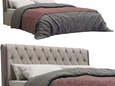 Lifemebel Jenny Two Bed 3D model