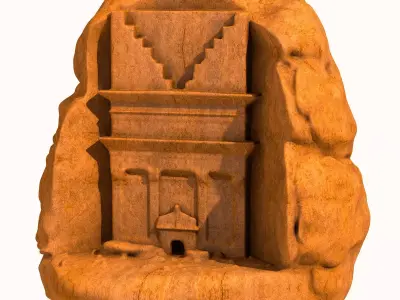 Qasr Al-Farid 3D print model