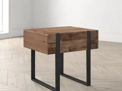 Langdon Sled End Table 3D model