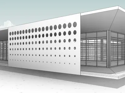 Capuchino House - Autodesk Revit 3D model