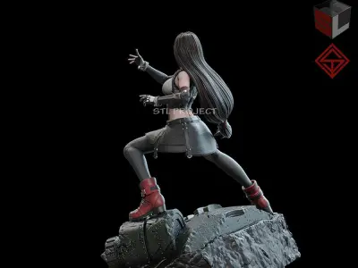 Tifa Lockhart 3D print model