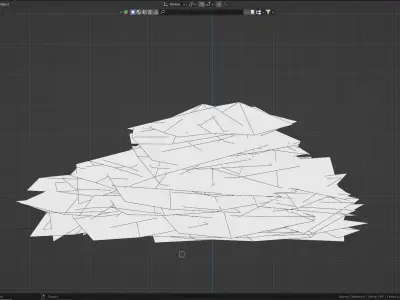 Low poly - Stylized Game Items - Bush Low-poly 3D model