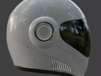 SciFi Helmet 3D model