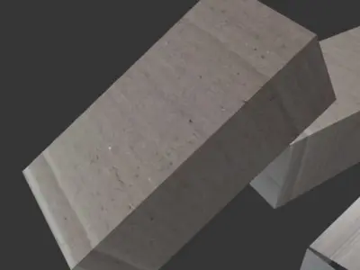 Cardboard boxes Low-poly 3D model