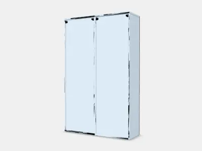 BESTA Storage combination with doors 64 Low-poly 3D model