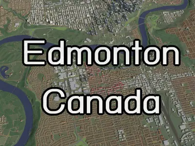 Canada - city and urban 3D Model Pack