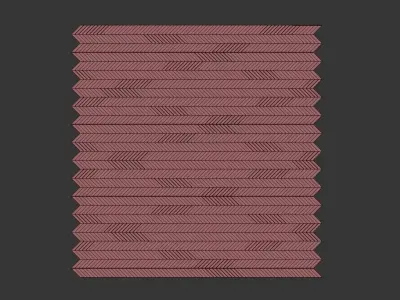 Parquet board natural wood 3D model