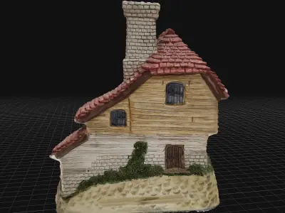 Quaint Mountain Home 3D model