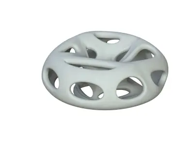 SciFi Cube Object No 66124 Low Poly Shape Low-poly 3D model